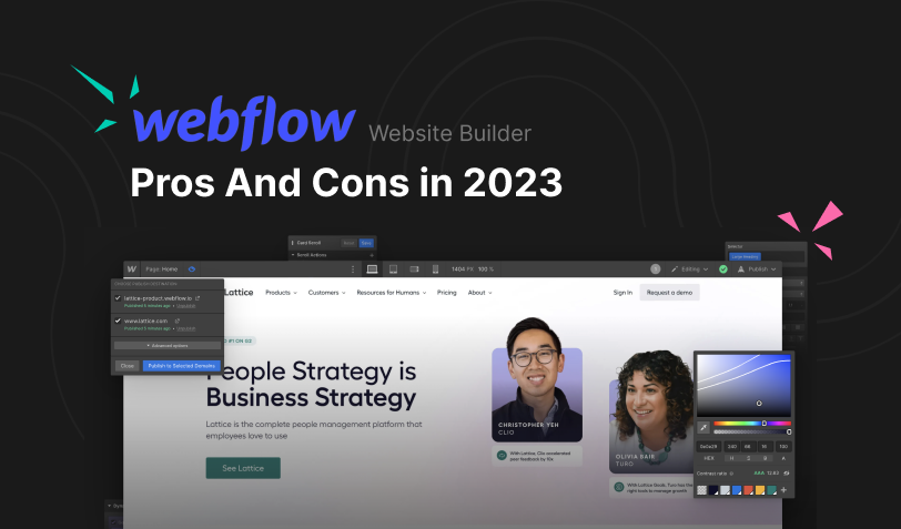 Webflow Website Builder: Pros And Cons in 2024