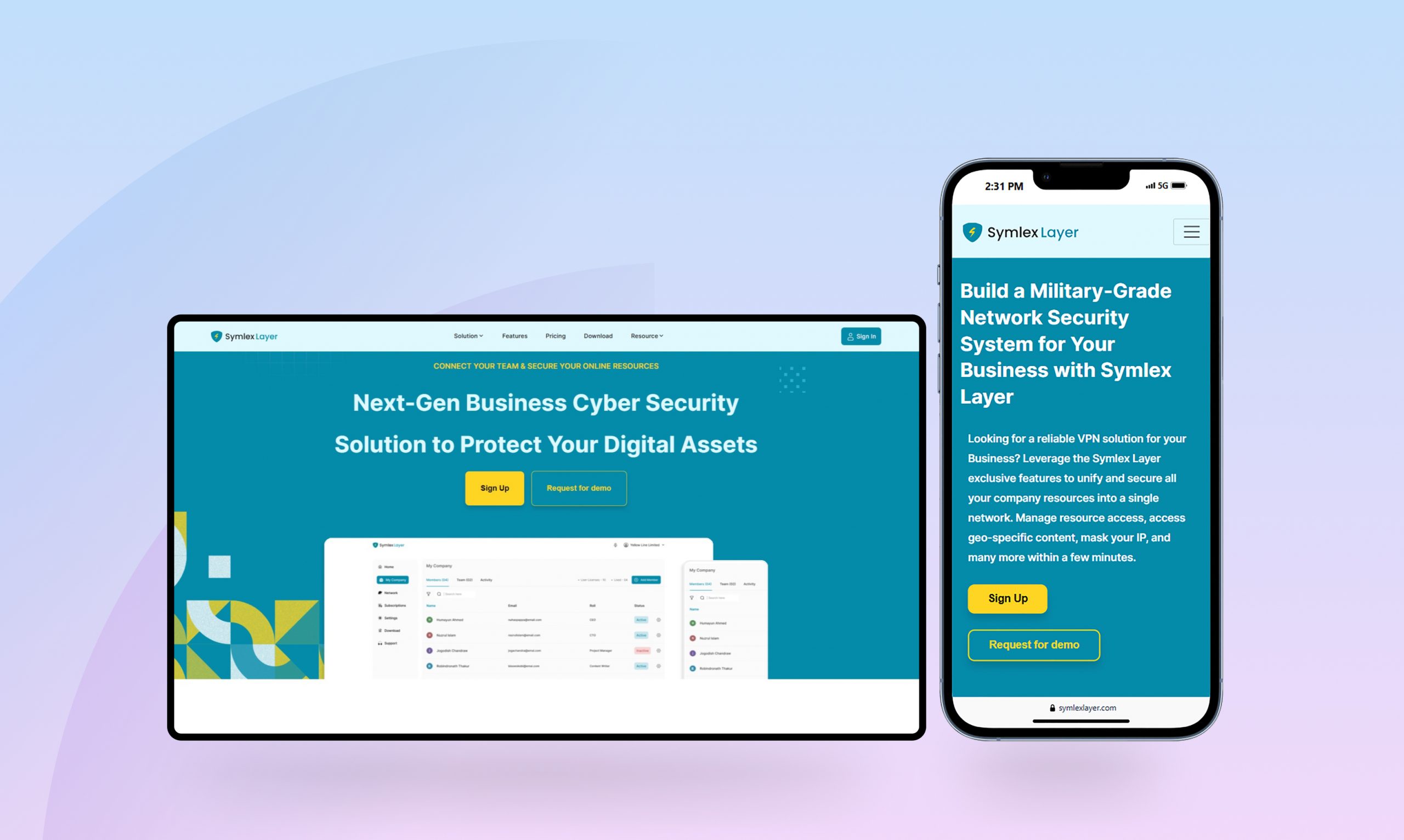 Symlex Layer Subscription